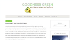 Desktop Screenshot of goodnessgreen.com