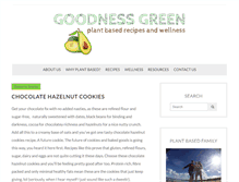 Tablet Screenshot of goodnessgreen.com